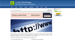 Desktop Screenshot of livelywebdesign.com